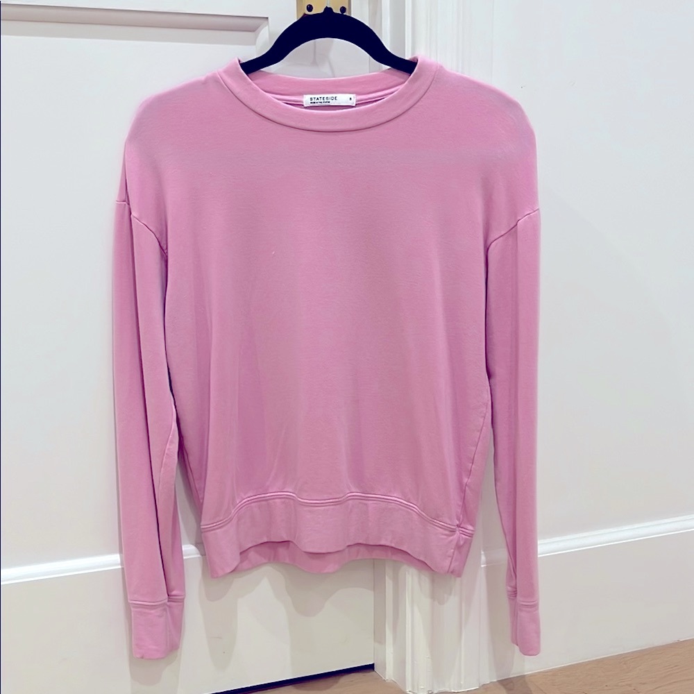 Stateside Pink Crewneck